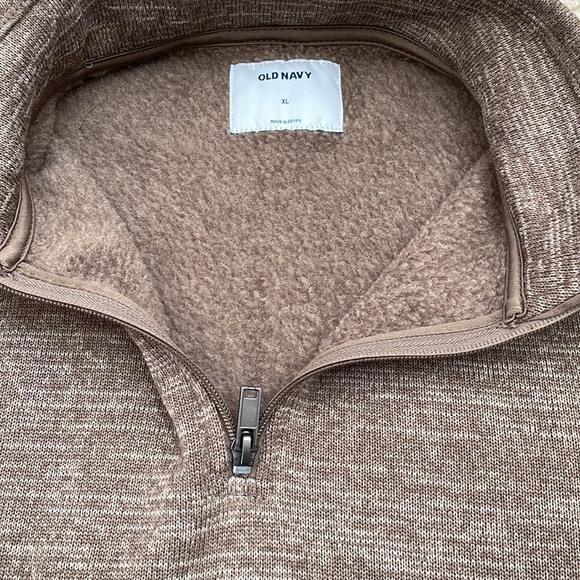 Brown fleece quarter zip - Picture 3 of 3